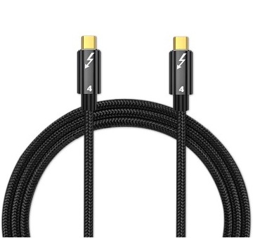 Kabel USB C 4.0 Thunderbolt 100W 40GB 8K 60Hz 0.5m