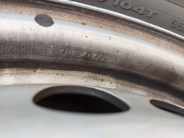 VW T5 T6 КОЛЕСА СТАЛЬНЫЕ ДИСКИ 7F0601027 6.5JX16 ET51