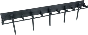 Садовый бордюр для газона Stella BORD 8см 1м Бордюр пластиковый SB 80мм