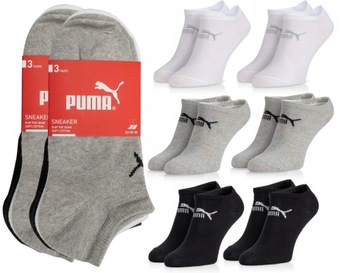 Ponožky Členkové Ponožky PUMA 6 PÁROV Originál 43-46