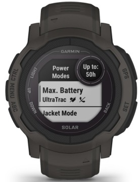 НОВЫЕ СМАРТ-ЧАСЫ GARMIN INSTINCT 2 С СОЛНЕЧНЫМ GPS и 10АТМ ГРАФИТ