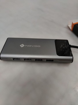 ДОК-СТАНЦИЯ NOVOO USB C 12 В 1