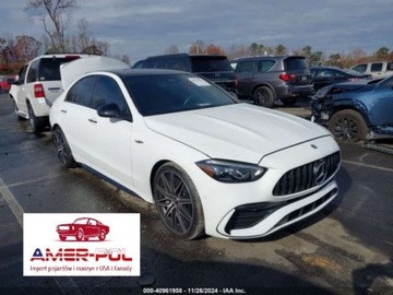 Mercedes Klasa C W206 2023 Mercedes-Benz Klasa C 2023, 2.0L, 4X4, AMG C 43 2.0 Benzyna 402KM