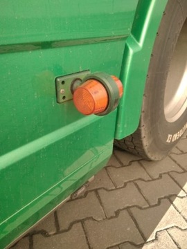 Оранжевый короткий индикатор для зеркала OLD SCHOOL LED 12V 24V