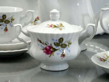 002 САХАРНИЦА 300 Róża IWONA CHODZIEZ ФАРФОР