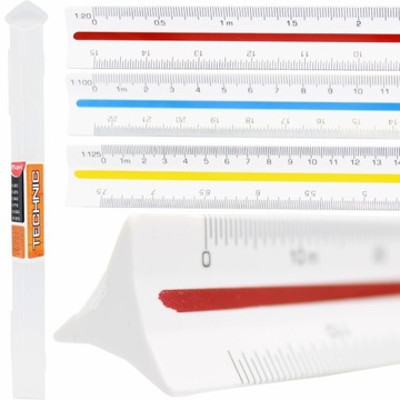 ПРАВИЛА ТРЕУГОЛЬНОГО МАСШТАБА 1:20>1:125 ТРУБКА Mape