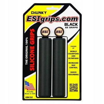 Chwyty rowerowe ESI Grips Chunky - czarne