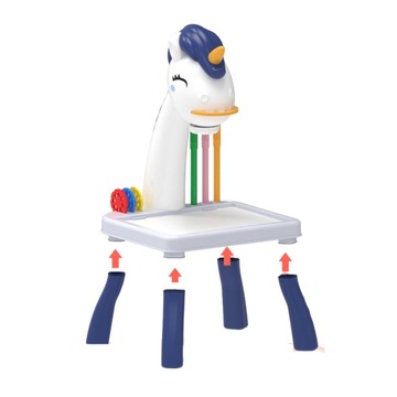 Проектор для обучения рисованию. Слайды-единорог.