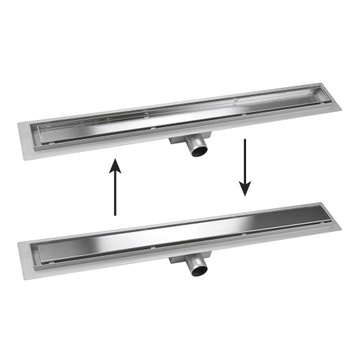 Vettä 2in1 Linear Drain 70 см с низким сифоном 52 мм высокой полосы пропускания