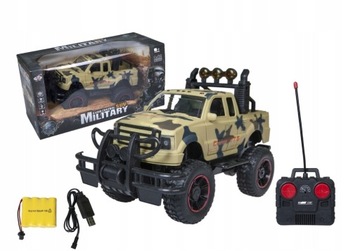 OUTLET JEEP WOJSKOWY SUV STEROWANY 1:12 TERENÓWKA