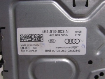AUDI A6 A7 4K C8 OBRAZOVKA DISPLEJ 4K1919603N
