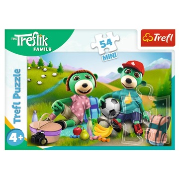 Puzzle 54 Mini Wesoły świat Treflików Trefliki 754