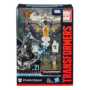 СТАРСКРИМ ТРАНСФОРМАТОРЫ РИСУНОК HASBRO STUDIO SERIES 21 ИСТРЕБИТЕЛЬ САМОЛЕТА