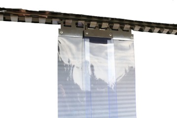 Крепежная пластина для штор ПВХ из пленки ПВХ толщиной 300 мм.