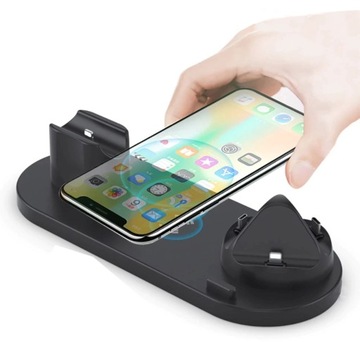 Док-станция Qi для Apple Watch AirPods iPhone