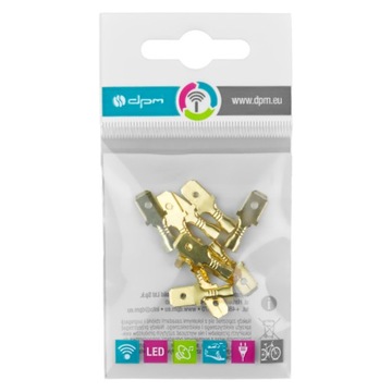 Блок разъемов «папа». Е 6,3-2,5, 10 шт.