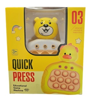 Fast push puzzle gry - pop it gry - miś