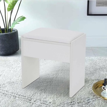 Табурет Пуф Туалетный столик Белый Табурет