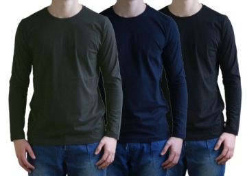 КОМПЛЕКТ: 3 футболки с длинными рукавами LONGSLEEVE XXL