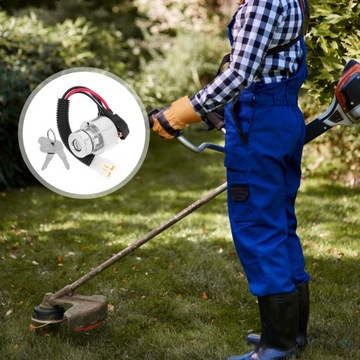 WYŁĄCZNIK ZAPŁONU WYŁĄCZNIK ROZRUSZNIKA KOSIARKI WYŁĄCZNIK KOSIARKI