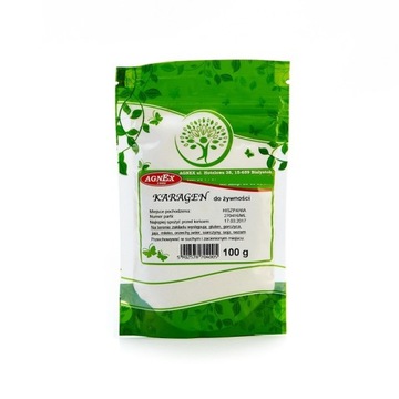 KARAGEN E407 100 g KUCHNIA MOLEKULARNA AGNEX