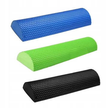 3x Półokrągły Wałek Z Pianki Joga Pilates Fitness