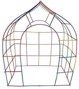 СТРОИТЕЛЬНЫЕ БЛОКИ, ТРУБКИ, ТРУБКИ, ПАЛОЧКИ, 800 шт.