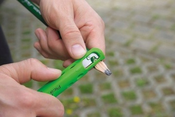 Solidny Uchwyt Temperówka Ołówek Czarno-Biały PICA