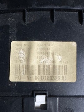 BMW F10 F11 X3 F25 X4 F26 X5 F15 PŘÍSTROJOVÁ DESKA BUDÍKY BENZÍN EVROPA 9340028