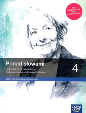 Ponad słowami klasa 4 zakres podstawowy i rozszerzony Nowa Era