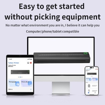 ПОРТАТИВНЫЙ ТЕРМОПРИНТЕР BLUETOOTH ДЛЯ ТАТУ-ДОКУМЕНТОВ А4