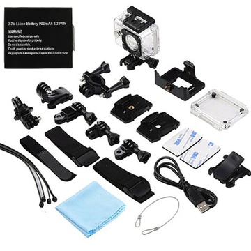 СПОРТИВНАЯ КАМЕРА ВОДОНЕПРОНИЦАЕМАЯ НА ГЛУБИНЕ ДО 30 М ПОД ВОДОЙ