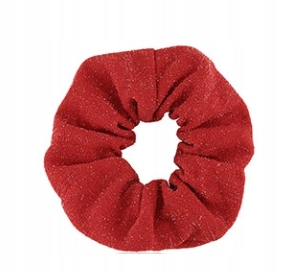 Gumka do włosów duża SCRUNCHIE Czerwona