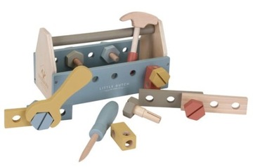 Little Dutch TOOLBOX - MAJSTERKOWICZ FSC 3+ Skrzynka narzędziowa Drewniana