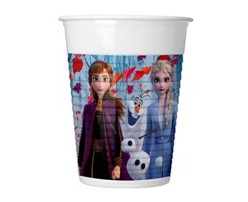 KUBKI KUBECZKI PS FROZEN KRAINA LODU 200ml 8szt
