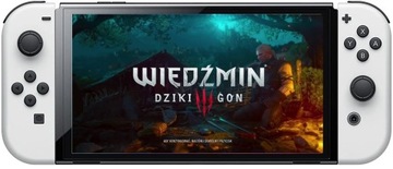 Nintendo SWITCH Oled 64GB White + gry + Ring Fit + etui + szkło = HIT =