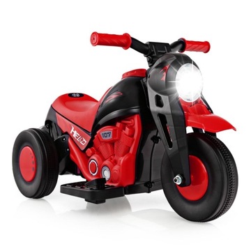Motor Costway Czerwony DZIECI SUPER ZABAWA