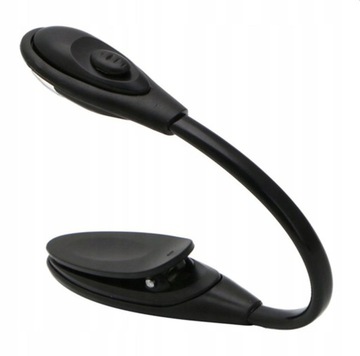 Гибкая светодиодная лампа для чтения книг с зажимом