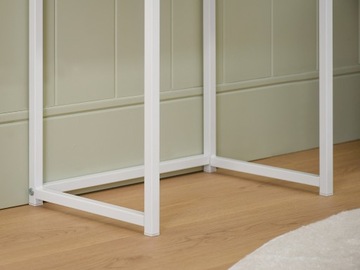 ДЕРЕВЯННАЯ КОНСОЛЬ С ЯЩИКОМ ДЛЯ ХАЛЛЕИ ДУБ НОРА С НА БЕЛЫХ НОЖКАХ