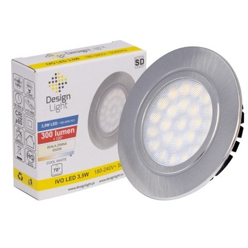 Oprawa Led 230V AC 3,5W Stal Drapana Neutralny