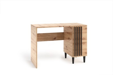 Biurko z lamelami 100 cm Dąb Artisan lamele