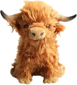 PLUSZAK MASKOTKA DLA DZIECI BYDŁO HIGHLAND 25CM