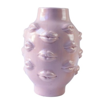 Ceramiczna dekoracja wazonu, kobiecy wazon,