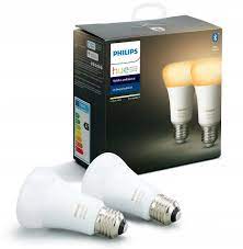 УМНАЯ ЛАМПОЧКА PHILIPS HUE WHITE AMBIANCE E27, 2 ШТ.