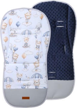 WKŁADKA DO WÓZKA SPACERÓWKI DWUSTRONNA PREMIUM BABYMAM