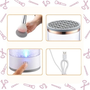 МАШИНА ДЛЯ ОЧИСТКИ КОСМЕТИЧЕСКИХ КИСТЕЙ ЭЛЕКТРИЧЕСКОЕ USB-УСТРОЙСТВО