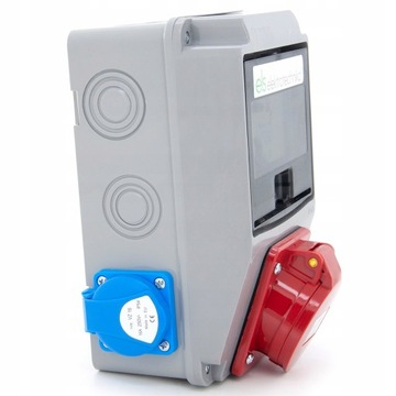 СТРОИТЕЛЬНЫЙ РАСПРЕДЕЛИТЕЛЬНЫЙ ЩИТ 2*GS 230В 16А/5 ДИФФЕРЕНЦИАЛЬНЫЙ