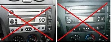 РАМКА РАДИО FORD FUSION FIESTA РАДИО 1DIN/2din