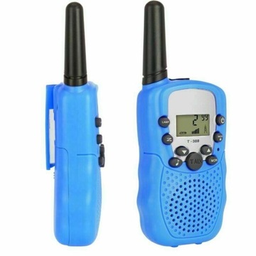 T388 Long Range Kids Walky Talky 1 Pair Blue Color