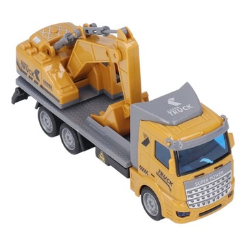 Игрушечный экскаватор в масштабе 1/48, яркие цвета, образовательные